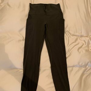 Lululemon army green Align yoga pants